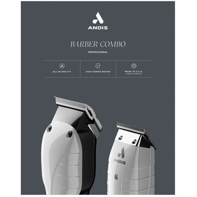 ANDIS COMBO BARBER CLIPPER & TRIMMER*