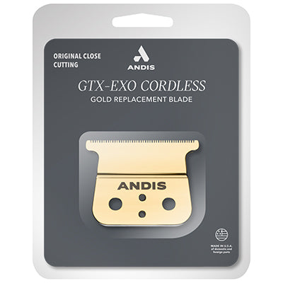 ANDIS GTX-EXO BLADE GOLD SHALLOW TOOTH T BLADE *