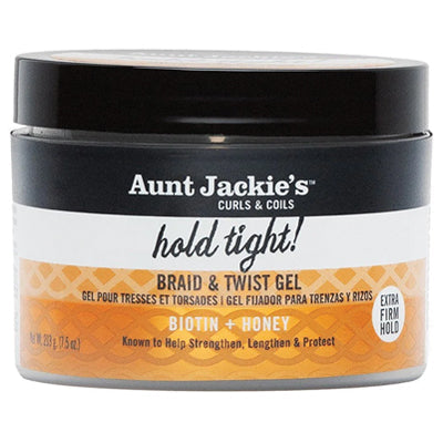 AUNT JACKIE'S BIOTIN + HONEY BRAID & TWIST GEL 7.5oz (CS/6) #08564107