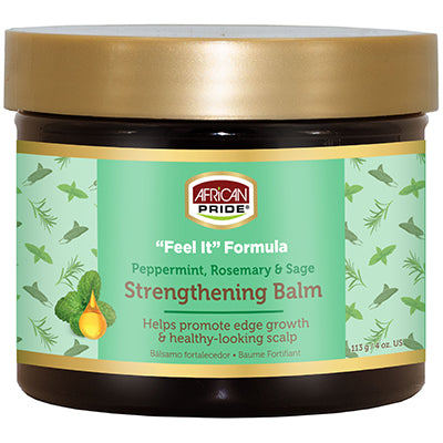 AFRICAN PRIDE ROSEMARY SAGE & PEPPERMINT BALM 4oz (CS/6)