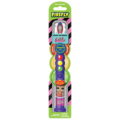 FIREFLY TOOTHBRUSH 1 CT SOFT W/ TIMER LOL (DL/6)