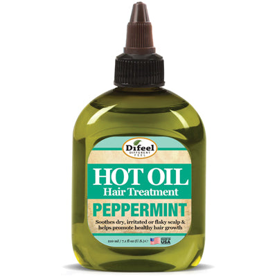DIFEEL HOT OIL HAIR TREATMENT 7.1oz  PEPPERMNT (DL/6)