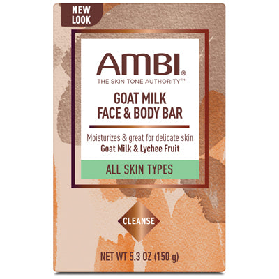 AMBI FACE & BODY BAR 5.3oz GOAT MILK (CS/24)
