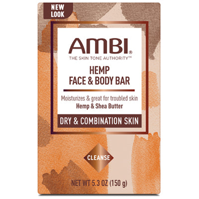 AMBI FACE & BODY BAR 5.3oz HEMP (CS/24)