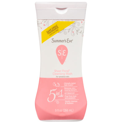 SUMMERS EVE CLEANSING WASH 9 OZ SHEER FLORAL
