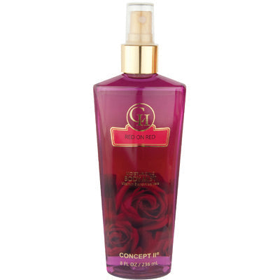 CONCEPT II BODY MIST 8 OZ RED ON RED