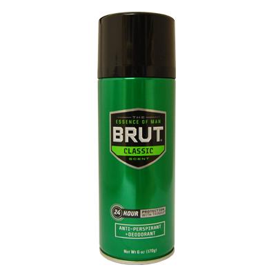 Brut Aerosol Spray 6 oz Anti-Perspirant & Deodorant