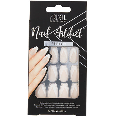 ARDELL NAIL ADDICT SET FRENCH (DL/3) MODERN FRENCH*
