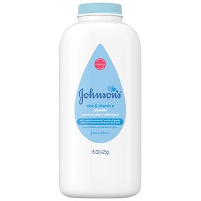 Johnson & Johnson Baby Powder 15 oz (CS/24) Aloe/Vitamin E