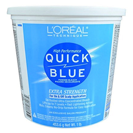 L'OREAL QUICK BLUE POWDER BLEACH TUB 16 OZ (CS/6)