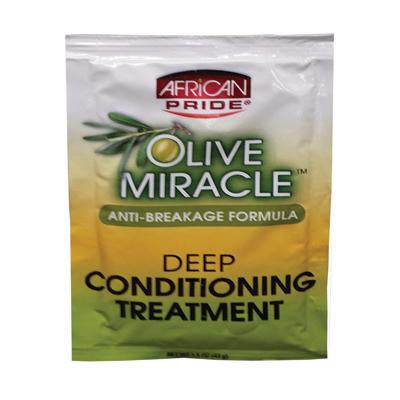 African Pride Olive Miracle Deep Treat. 1.5 oz Pack (DL/8