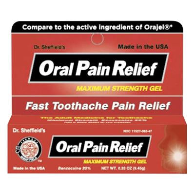 Dr.Sheffield'S Oral Pain Relief Gel .33 oz (CS/24) (Orajel)