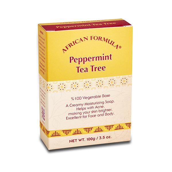 African Formula Soap Peppermint Tea Tree 3.5 oz