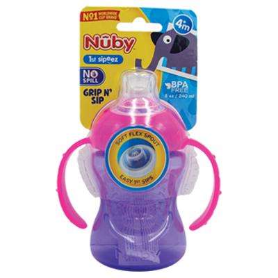Nuby Baby Cup 8 oz Grip N'Sip 1 Pk (DL/2)