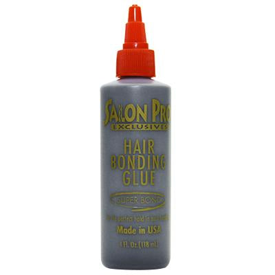 Salon Pro Hair Bonding Glue 4oz Black