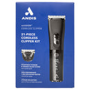 ANDIS ENVISION 21 PC CORDLESS CLIPPER KIT