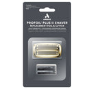 ANDIS SHAVER ATTACHMENT FOIL & CUTTER FOR PROFOIL SHAVER II (GOLD) *