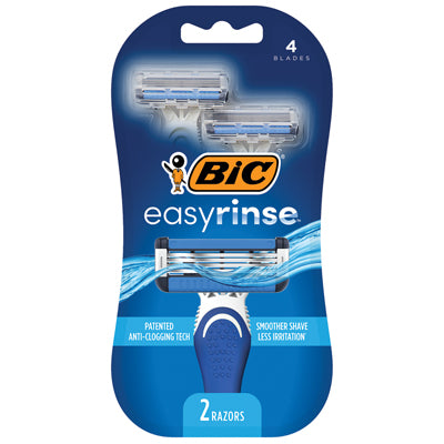 BIC EASY RINSE 4 BLADE RAZOR 2 PK (DL/4) #04174905