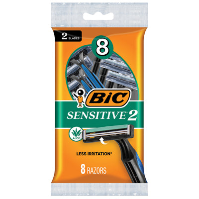 BIC SENSITIVE 2 BLADE RAZOR 8 PK (DL/6)