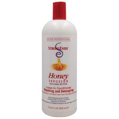 STRONG ENDS HONEY INFUSION 33oz LEAVE-IN CONDITIONER (CS/6) *
