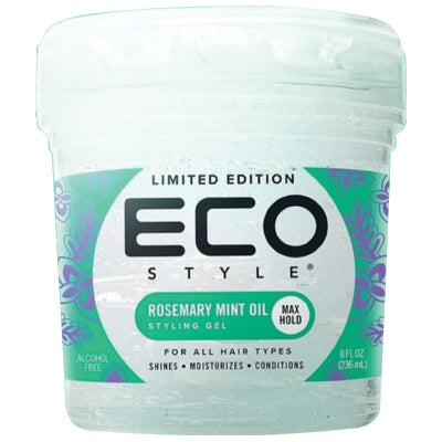 ECOSTYLE STYLING GEL ROSEMARY MINT OIL 8 OZ