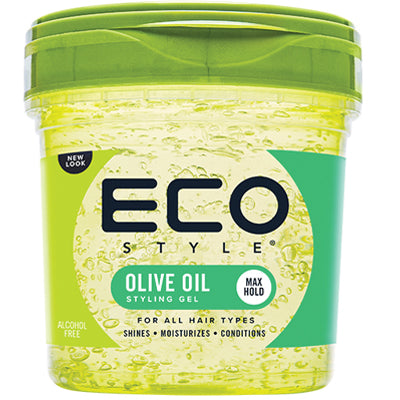 ECOSTYLE STYLING GEL OLIVE OIL GREEN 8 OZ *