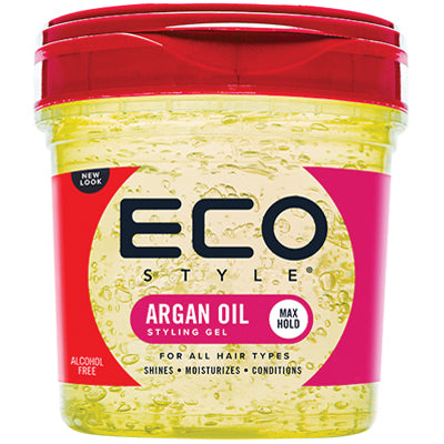 ECOSTYLE STYLING GEL ARGAN OIL CHAMPAGNE 8 OZ *