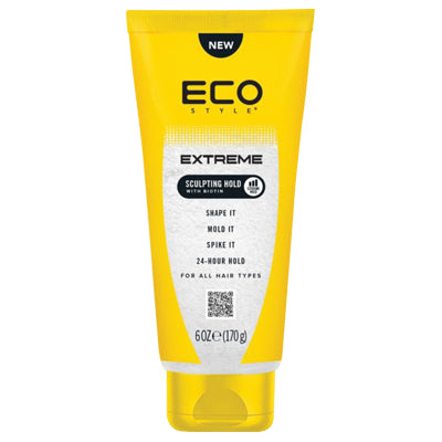 ECOSTYLE HOLDING GEL TUBE 6oz EXTREME SCULPTING HOLD (CS/6)