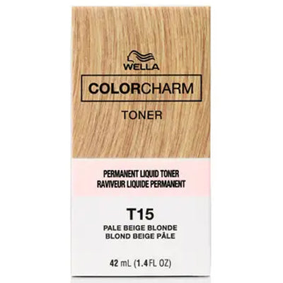 WELLA COLOR CHARM PERM LIQUID T-15 PALE BEIGE BLONDE