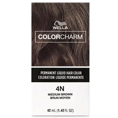 WELLA COLOR CHARM PERM LIQUID  4N 411 MEDIUM BROWN (DL/6)