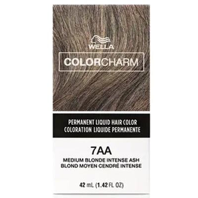 WELLA COLOR CHARM PERM LIQUID  7AA MED BLONDE INTENSE ASH DL/6