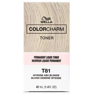 WELLA COLOR CHARM PERM LIQUID T-81 INTENSE ASH BLONDE