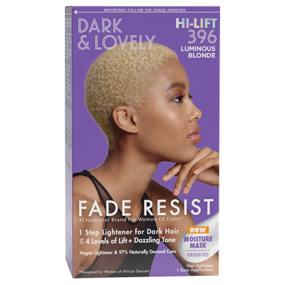 DARK & LOVELY FADE RESIST COLOR #396 LUMINOUS BLONDE #07290396