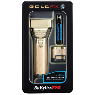 BABYLISSPRO FX INTERCHANGEABLE BATTERY FOIL SHAVER GOLD