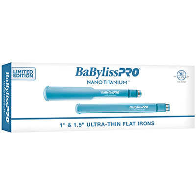 BABYLISSPRO PREPACK FLAT IRON 1" & 1 1/2" NANO TITANIUM