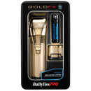 BABYLISSPRO FX INTERCHANGEABLE BATTERY CLIPPER GOLD CORDLESS