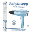 BABYLISSPRO DRYER NANO TITANIUM COMPACT FOLDING