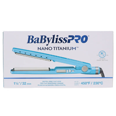 BABYLISSPRO FLAT IRON 1 1/4" XL NANO TITANIUM