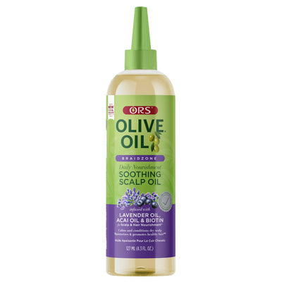 ORS OLIVE OIL BRAIDZONE SOOTHING SCALP OIL 4.3oz (CS/6)