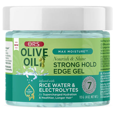 ORS OLIVE OIL MAX MOISTURE STRONG HOLD EDGE GEL 4oz (CS/6)