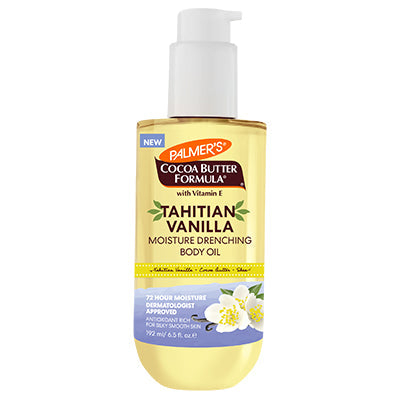 PALMERS COCOA BUTTER FORMULA TAHITIAN VANILLA BODY OIL 6.5oz (DL/3)