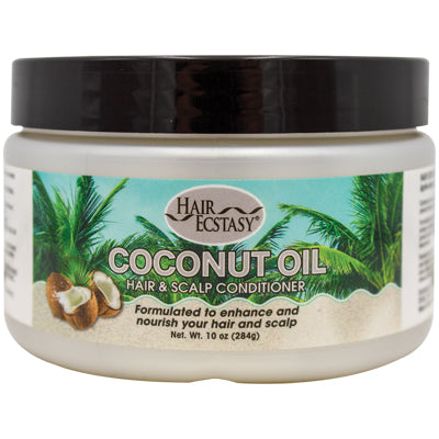 Hair Ecstasy Coconut Oil Hair & Scalp Conditioner 10oz