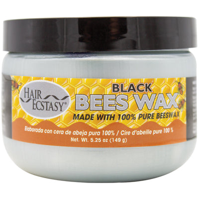 Hair Ecstasy Bees Wax 5.25oz Black
