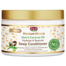 AFRICAN PRIDE MOISTURE MIRACLE ALOE & COCONUT 12oz DEEP CONDITIONER (CS/6)