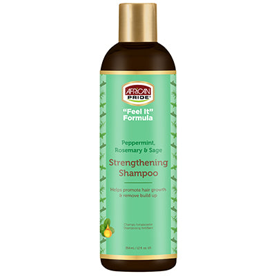 AFRICAN PRIDE ROSEMARY SAGE & PEPPERMINT SHAMPOO 12oz