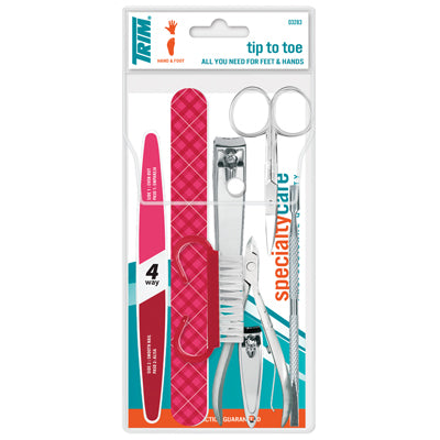 TRIM NAIL CARE TOTALLY TOGETHER TIP TO TOE KIT