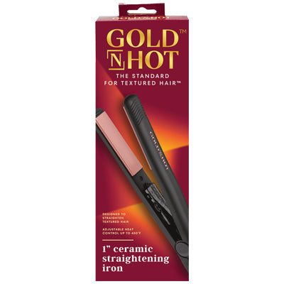 GOLD N HOT CERAMIC PROFESSIONAL STRAIGHTENER 1"