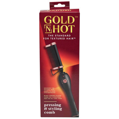 GOLD N HOT PROFESSIONAL PRESSING & SYLING COMB