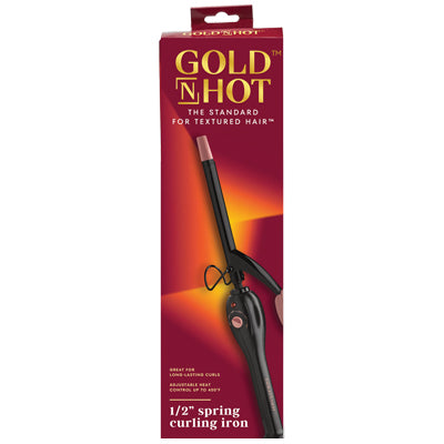 GOLD N HOT SPRING CURLING IRON 1/2"