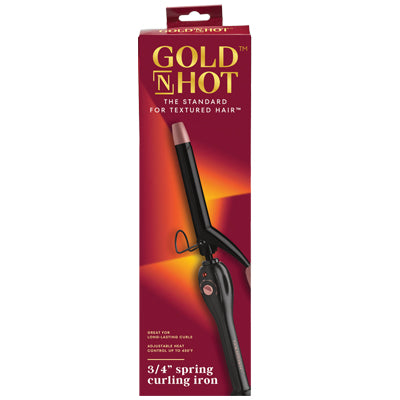 GOLD N HOT SPRING CURLING IRON 3/4"